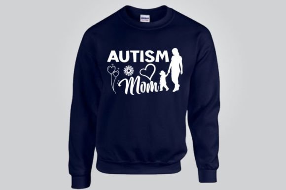 AUTISM MOM SVG Graphics for T-Shirt Designs
