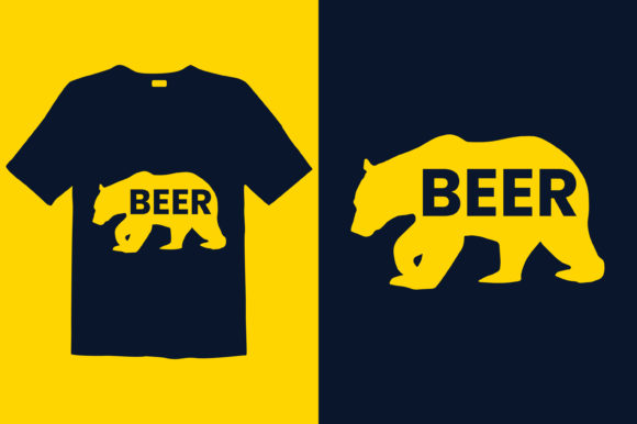 Beer T-shirt Design 017: Graphics & Print Templates