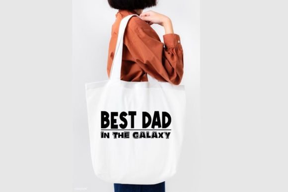 BEST DAD in the GALAXY: Graphics for T-Shirt Designs
