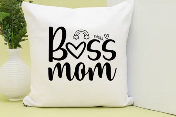 BOSS MOM SVG: Editorial Graphics for T-Shirt Designs