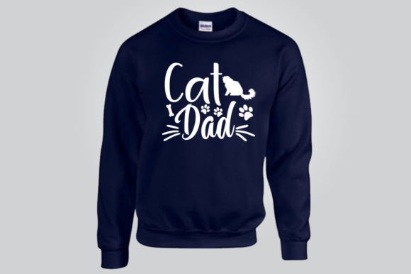 CAT DAD SVG Vector Graphics for T-Shirt Designs