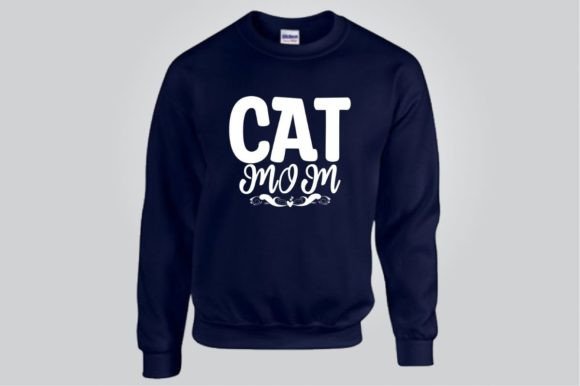 CAT MOM, SVG: Graphics & T-Shirt Designs for Creative Sellers