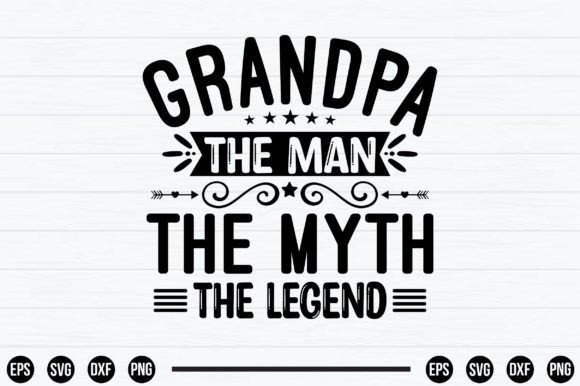 Grandpa SVG Graphic T Shirt Design Art