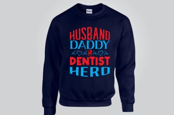 HUSBAND DADDY DENTIST HERO, SVG Graphics