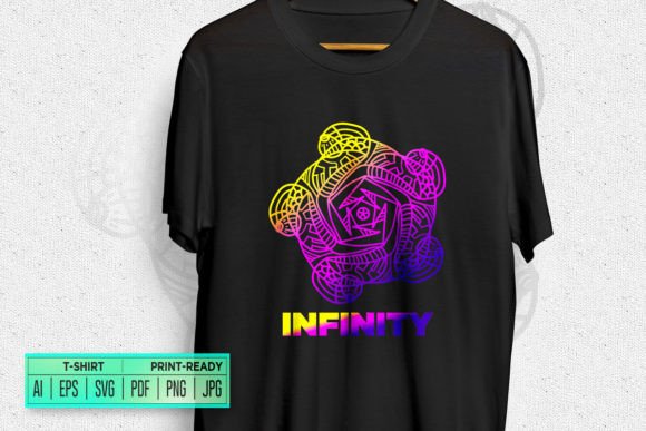 Inifinity Mandala Art T-shirt Design